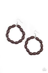 Paparazzi Jewelry Wooden Living The WOOD Life - Brown