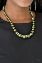 Load image into Gallery viewer, Paparazzi Jewelry Necklace Party Pearls Green