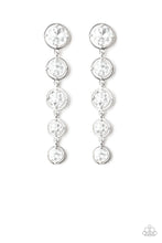 Load image into Gallery viewer, Paparazzi Jewelry Earrings  Drippin In Starlight - White