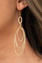 Load image into Gallery viewer, Paparazzi Jewelry Earrings OVAL The Moon - Gold