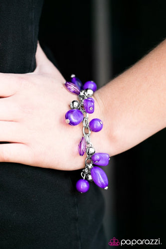 Paparazzi Jewelry Bracelet Coral Sea - Purple