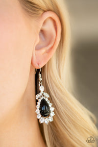 Paparazzi Jewelry Earrings Award Winning Shimmer Black