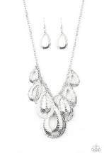 Load image into Gallery viewer, Paparazzi Jewelry Necklace Teardrop Tempest Silver
