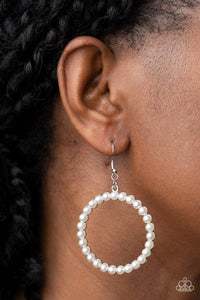 Paparazzi Jewelry Earrings Can I Get A Hallelujah - White