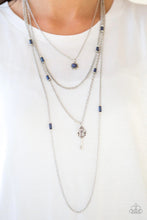 Load image into Gallery viewer, Paparazzi Jewelry Exclusive Necklace Key Keynote - Blue