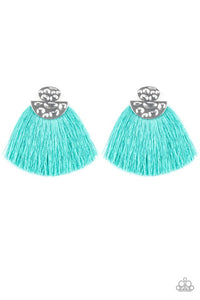 Paparazzi Jewelry Earrings Make Some PLUME - Blue