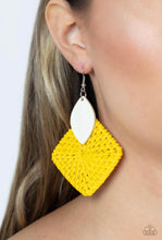 Load image into Gallery viewer, Paparazzi Jewelry Earrings Sabbatical WEAVE - Yellow