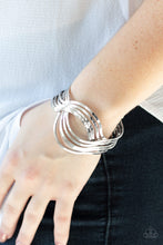 Load image into Gallery viewer, Paparazzi Jewelry Bracelet Curvaceous Curves - Silver