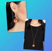 Load image into Gallery viewer, Paparazzi Jewelry Necklace/Earrings Magic Carpet Cruise - Orange