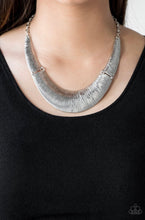 Load image into Gallery viewer, Paparazzi Jewelry Necklace Feast or Famine - Silver
