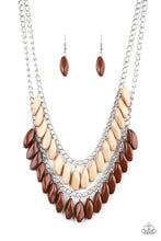 Load image into Gallery viewer, Paparazzi Jewelry Necklace Beaded Boardwalk - Brown