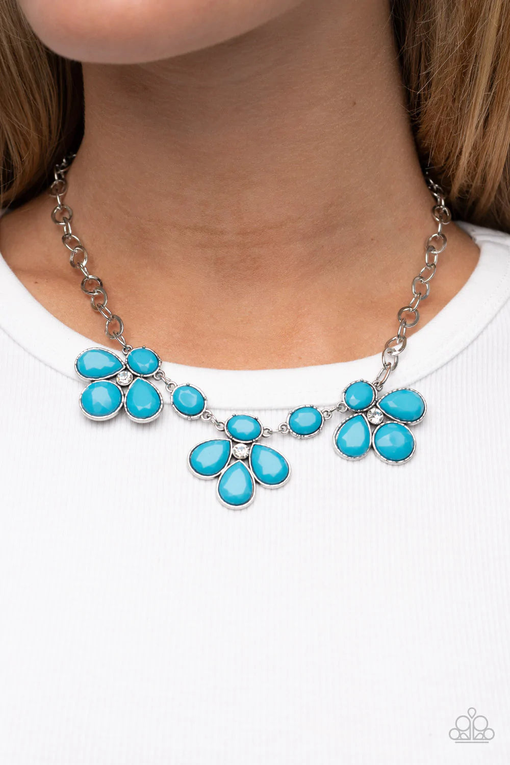Paparazzi Jewelry Necklace SELFIE-Worth - Blue