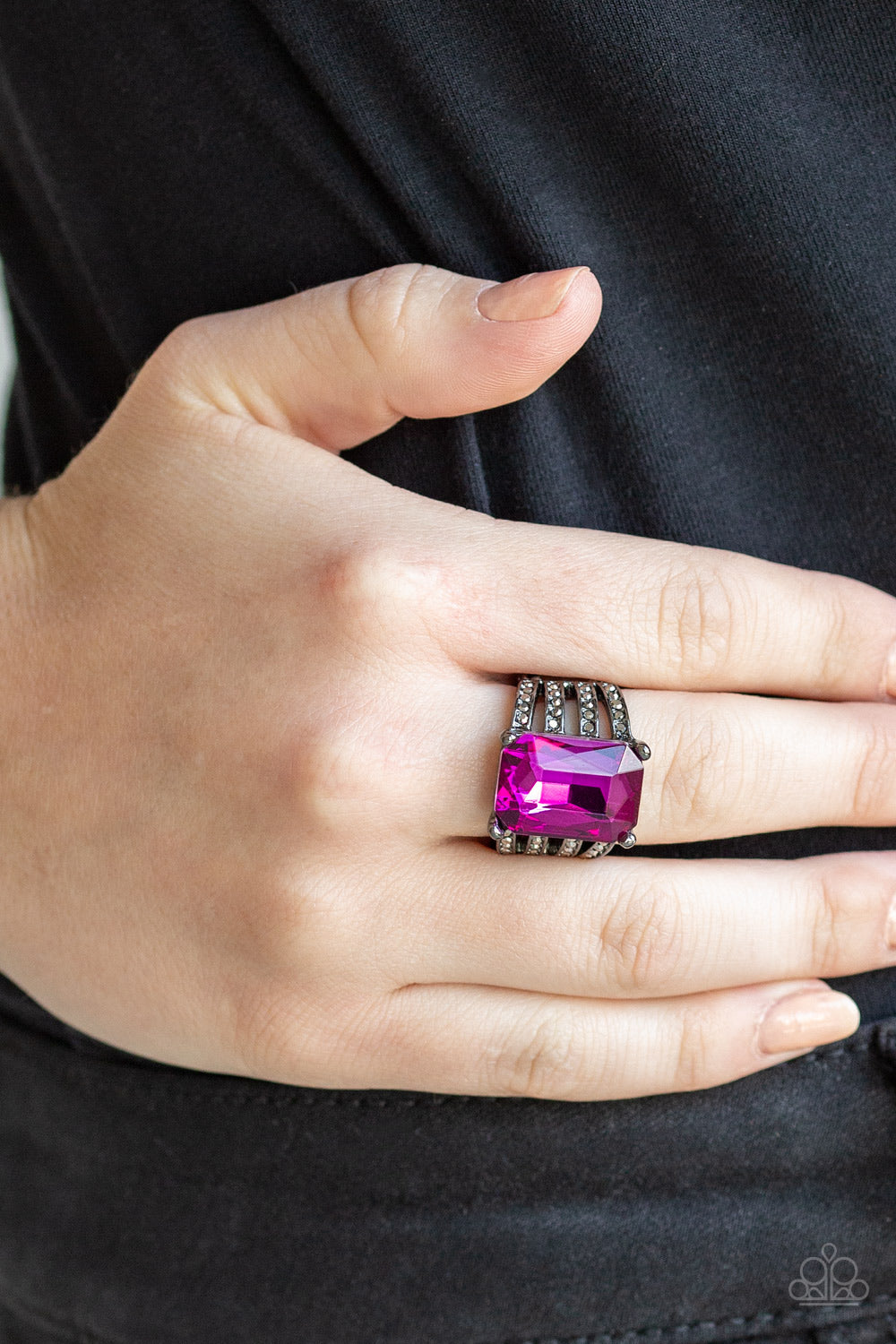 Paparazzi Jewelry Ring Expect Heavy REIGN - Pink