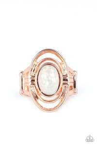 Paparazzi Jewelry Ring Peacefully Pristine - Rose Gold