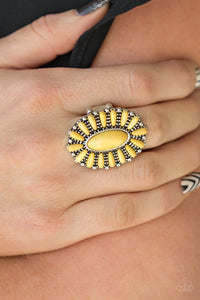 Paparazzi Jewelry Ring Cactus Cabana - Yellow