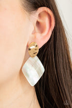 Load image into Gallery viewer, Paparazzi Jewelry Earrings Alluringly Lustrous - Gold