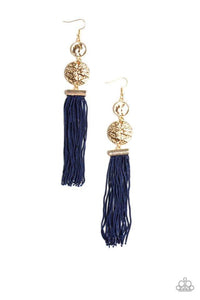 Paparazzi Jewelry Earrings Lotus Gardens - Blue