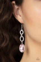 Load image into Gallery viewer, Paparazzi Jewelry Earrings Extra Ice Queen - Pink