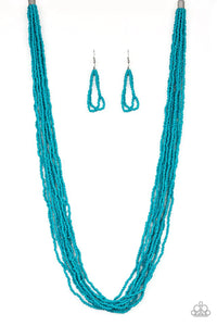 Paparazzi Jewelry Necklace Congo Colada - Blue