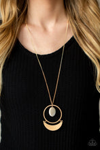 Load image into Gallery viewer, Paparazzi Jewelry Necklace Moonlight Sailing - Gold