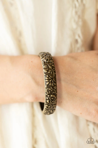 Paparazzi Jewelry Exclusive Brass Victorian Meadow - Brass