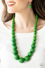 Load image into Gallery viewer, Paparazzi Jewelry Wooden Effortlessly Everglades - Green
