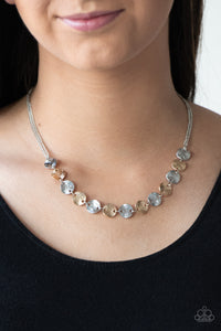 Paparazzi Jewelry Necklace Simple Sheen - Silver
