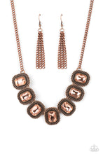 Load image into Gallery viewer, Paparazzi Jewelry Necklace Iced Iron - Copper