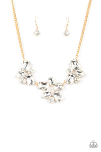 Paparazzi Jewelry Necklace Galactic Goddess - Gold