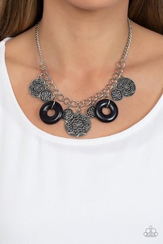 Paparazzi Jewelry Necklace Western Zen - Black