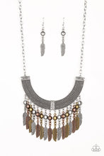 Load image into Gallery viewer, Paparazzi Jewelry Necklace Fierce in Feathers - Multi