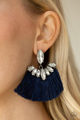 Paparazzi Jewelry Earrings Formal Flair - Blue