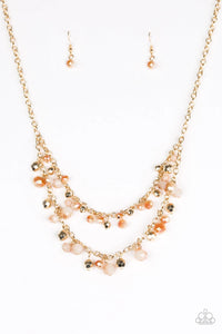 Paparazzi Jewelry Necklace Fashion Show Fabulous - Gold