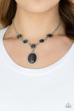Load image into Gallery viewer, Paparazzi Jewelry Necklace Metro Medallion - Black