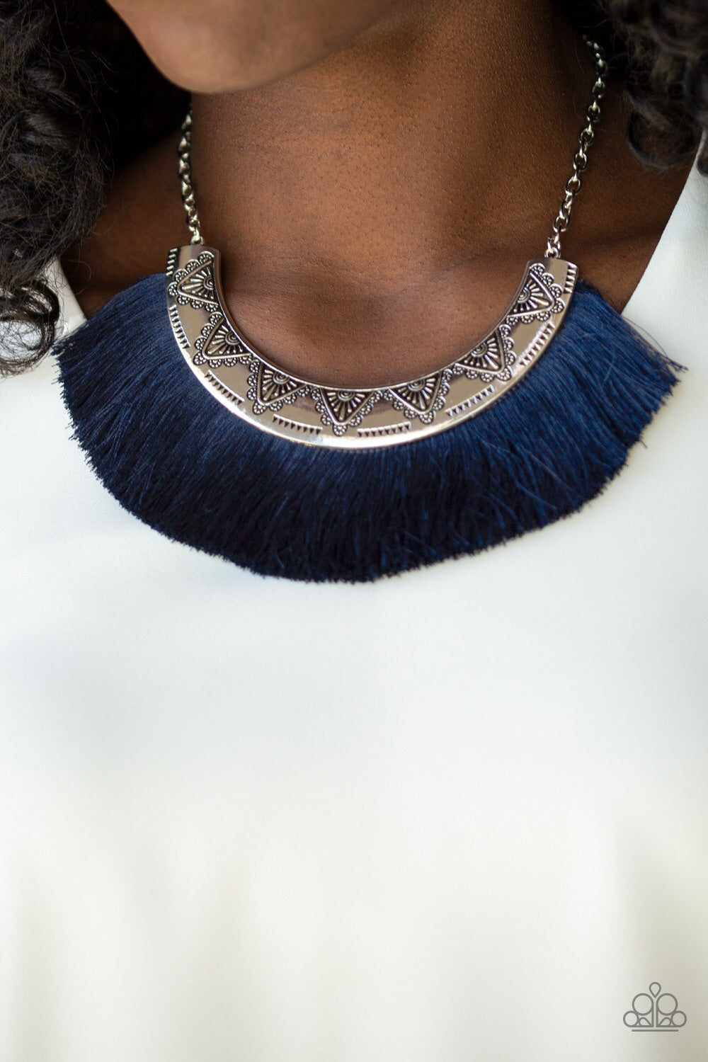 Paparazzi Jewelry Necklace Might and MANE - Blue