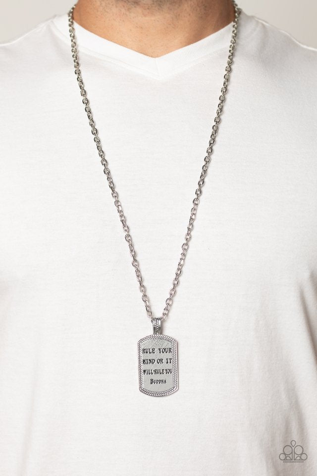 Empire Paparazzi Jewelry Necklace State of Mind - Silver