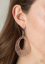 Load image into Gallery viewer, Paparazzi Jewelry Earrings Serenely Shattered - Rose Gold