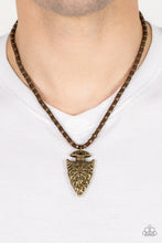Load image into Gallery viewer, Paparazzi Jewelry Men Get Your ARROWHEAD in the Game - Brass