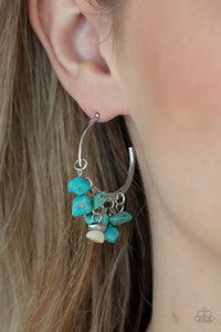 Paparazzi Jewelry Earrings Gorgeously Grounding - Blue