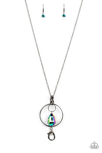 Paparazzi Jewelry Necklace Swinging Shimmer - Multi