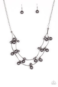 Paparazzi Jewelry Necklace Wedding BELLES - Black