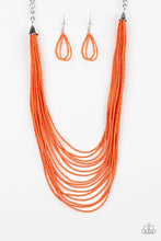 Load image into Gallery viewer, Paparazzi Jewelry Necklace Peacefully Pacific - Orange