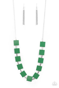 Paparazzi Jewelry Necklace Hello, Material Girl - Green
