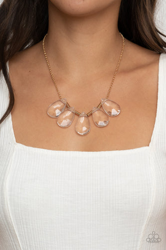 Paparazzi Jewelry Necklace HEIR It Out - Gold