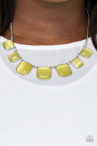 Paparazzi Jewelry Necklace Aura Allure - Yellow