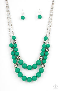 Paparazzi Jewelry Necklace Vivid Vanity - Green