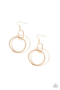 Paparazzi Jewelry Earrings Circus Circuit - Gold