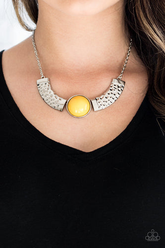 Paparazzi Jewelry Necklace Egyptian Spell - Yellow