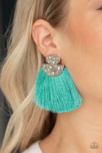 Load image into Gallery viewer, Paparazzi Jewelry Earrings Make Some PLUME - Blue