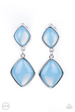 Load image into Gallery viewer, Paparazzi Jewelry Earrings Double Dipping Diamonds - Blue